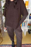 Clemmie Box Knit Coffee Bean Marl